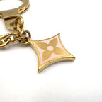 Louis Vuitton Bijou Sac Chaine Spring Street Key Ring Brown Black Light Pink — view 8