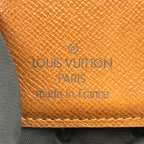 Louis Vuitton Compact Zip Monogram Leather Brown Bifold Wallet Gold — view 4