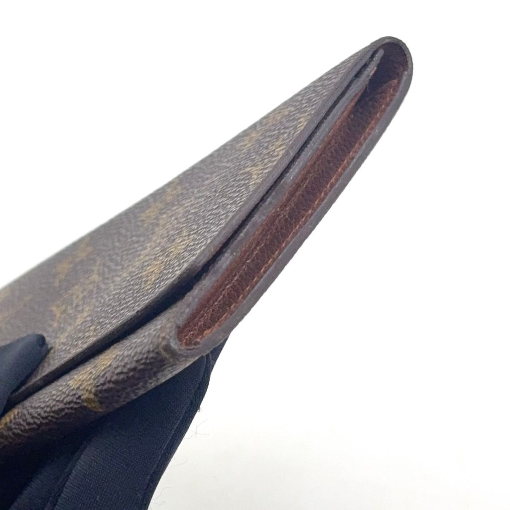 Louis Vuitton Porto Cartes Credit Monogram Brown Bifold Wallet Billfold — view 7