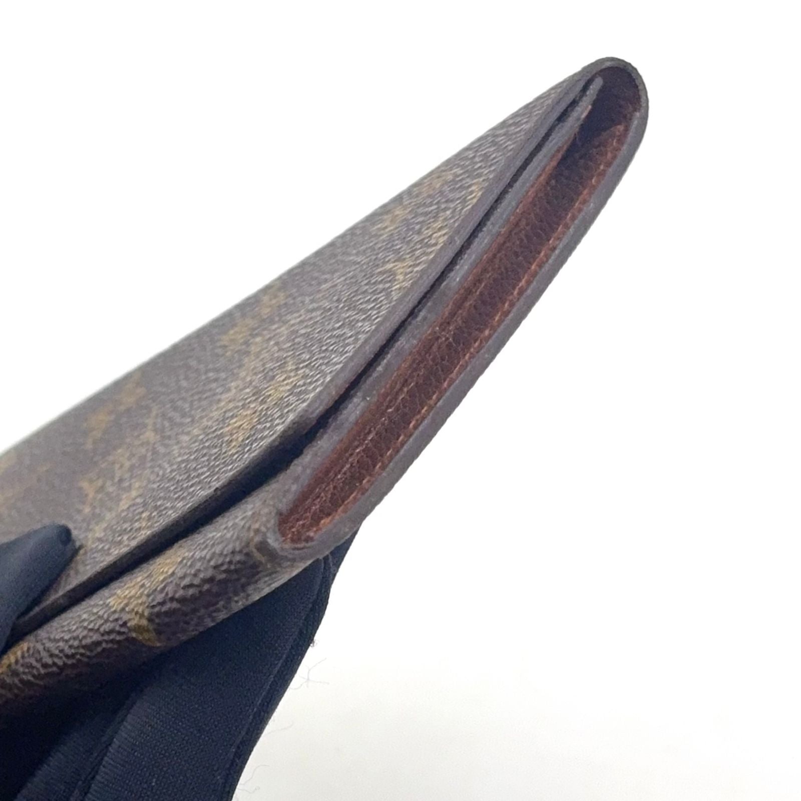 Louis Vuitton Porto Cartes Credit Monogram Brown Bifold Wallet Billfold — view 7