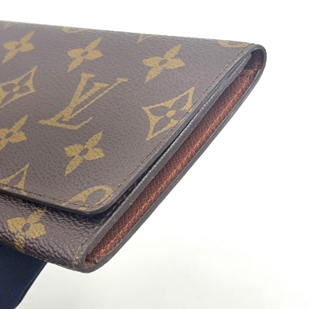 Louis Vuitton Porto Cartes Credit Monogram Brown Bifold Wallet Billfold — view 5