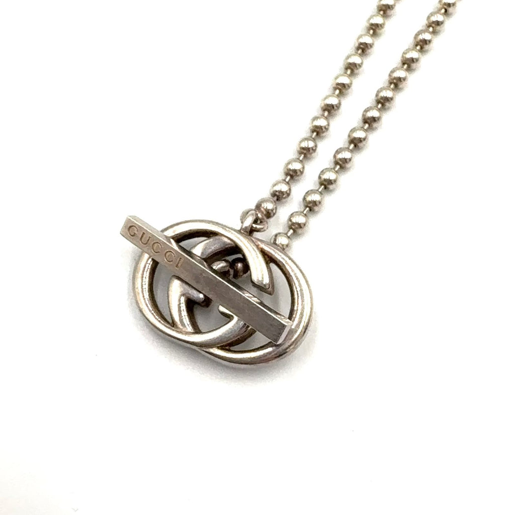 Gucci Interlocking G Silver Necklace