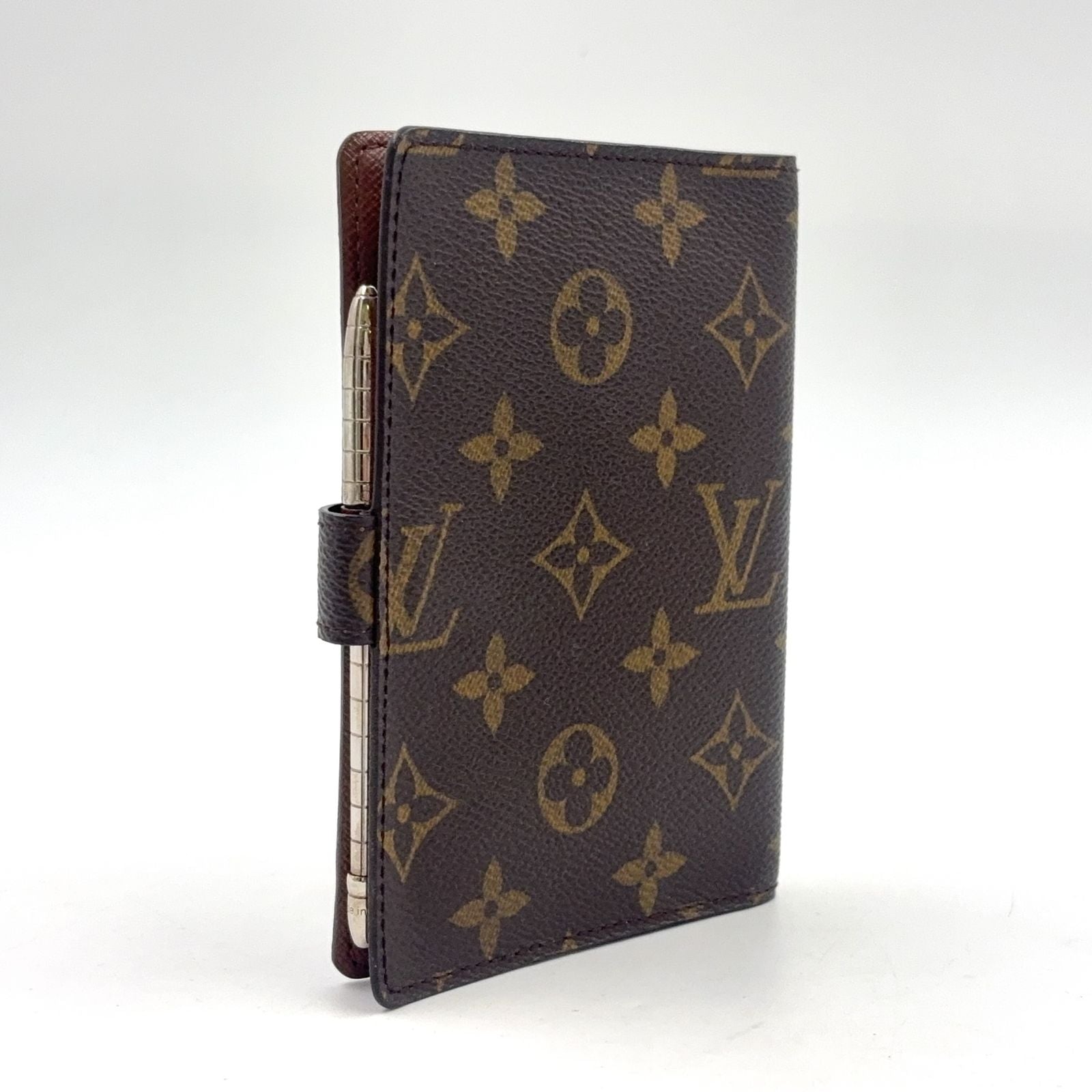 Louis Vuitton Agenda PM Brown Notebook Cover Gold — view 2
