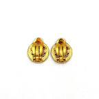 Chanel CC Logo Gold Plated Earrings — view 3