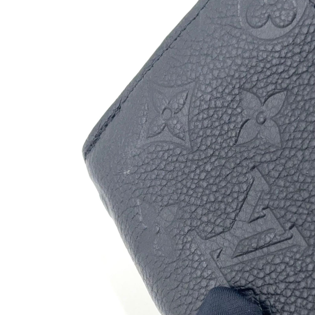 Louis Vuitton Portefeuille Clair Monogram Empreinte Noir Enabled Leather Black — view 5