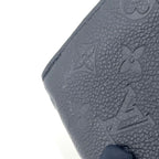 Louis Vuitton Portefeuille Clair Monogram Empreinte Noir Enabled Leather Black — view 5