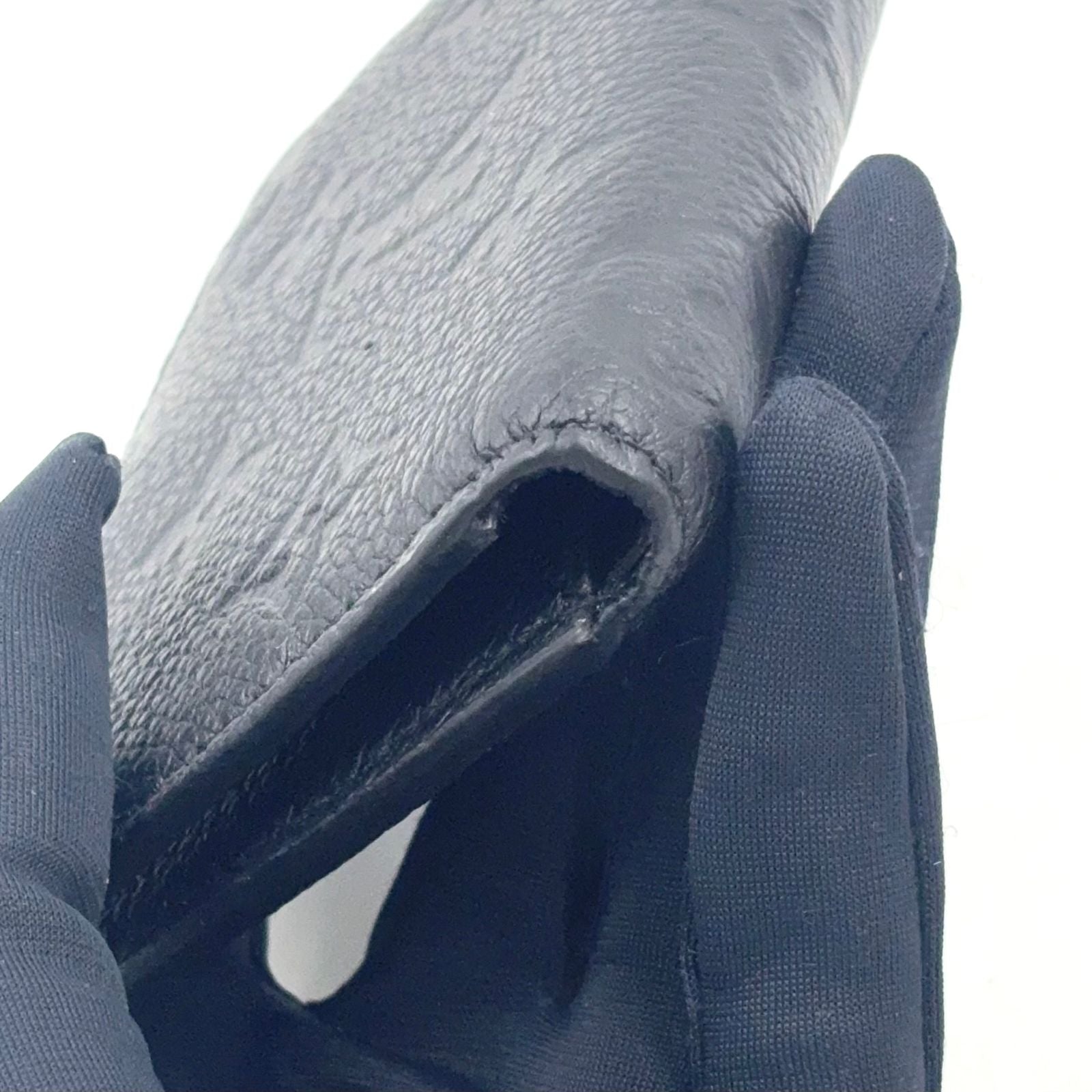 Louis Vuitton Portefeuille Clair Monogram Empreinte Noir Enabled Leather Black — view 7