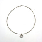 Gucci Interlocking G Silver Necklace — view 3
