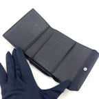 Louis Vuitton Portefeuille Pilot Aerogram Leather Black Trifold Wallet — view 3