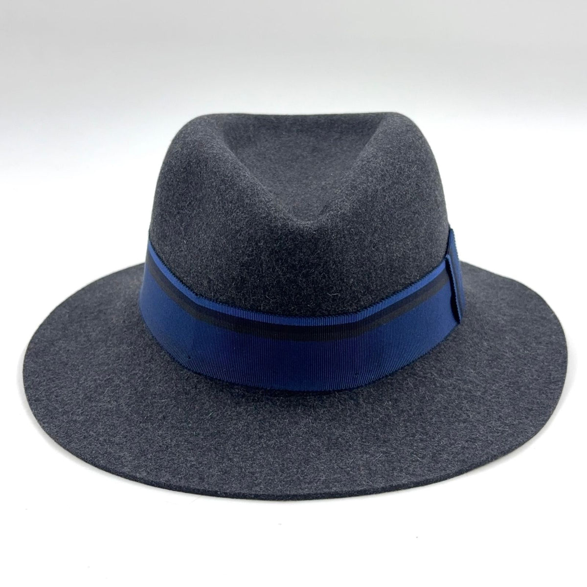 Hermes Felt Hat Wool Dark Gray Hat — view 2
