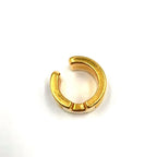 Hermes Ear Cuff Olympe PM Gold Plated Black Earrings — view 3