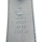 Gucci GG Marmont Leather Black Belt Gold — view 2