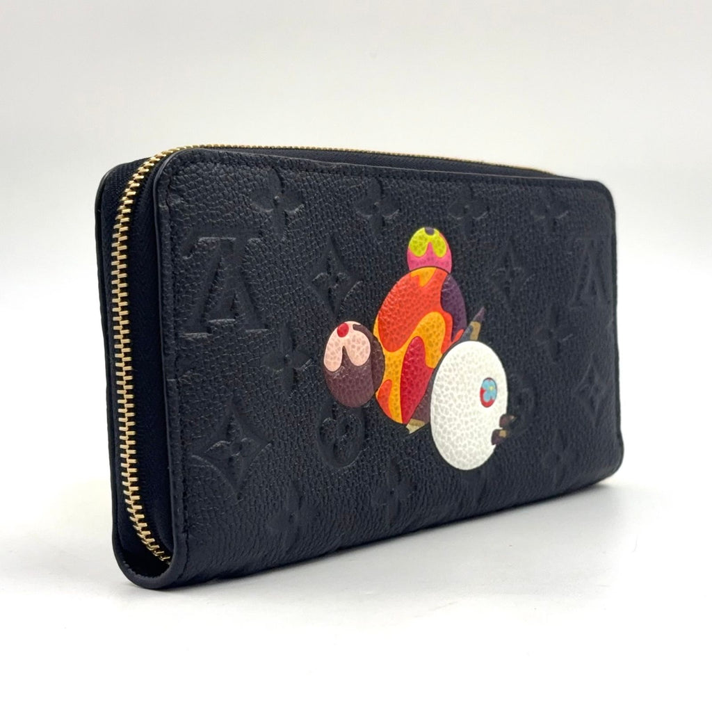 Louis Vuitton Zippy Wallet Takashi Murakami Panda Collaboration Leather Black — view 2
