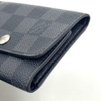 Louis Vuitton Multicles 6 Damier Graphite Leather Black Key Case Silver Key — view 7