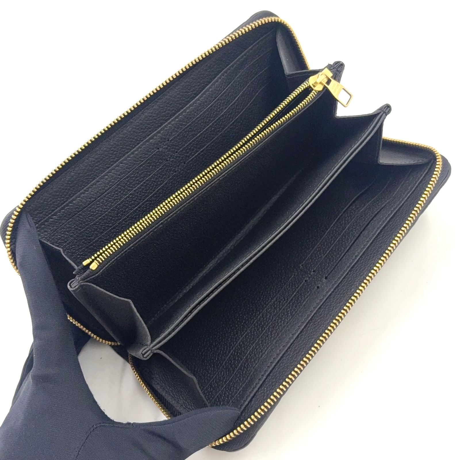 Louis Vuitton Zippy Wallet Takashi Murakami Panda Collaboration Leather Black — view 3
