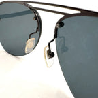 Louis Vuitton Clockwise Acetate Metal Gray Black Sunglasses Eyewear — view 7