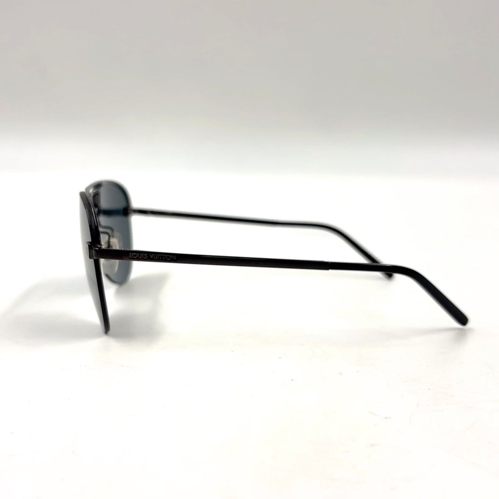 Louis Vuitton Clockwise Acetate Metal Gray Black Sunglasses Eyewear — view 3