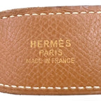 Hermes Constance H Reversible Belt Leather Brown Black Gold — view 2