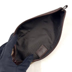 Gucci GG Canvas Leather Brown Triangle Pen Pouch — view 3