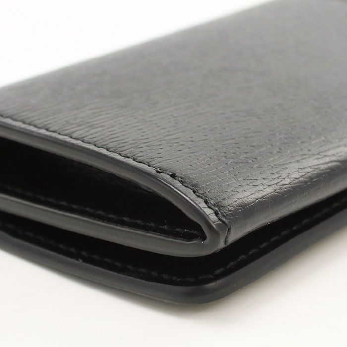 Gucci Card Case Script Business Leather — view 5