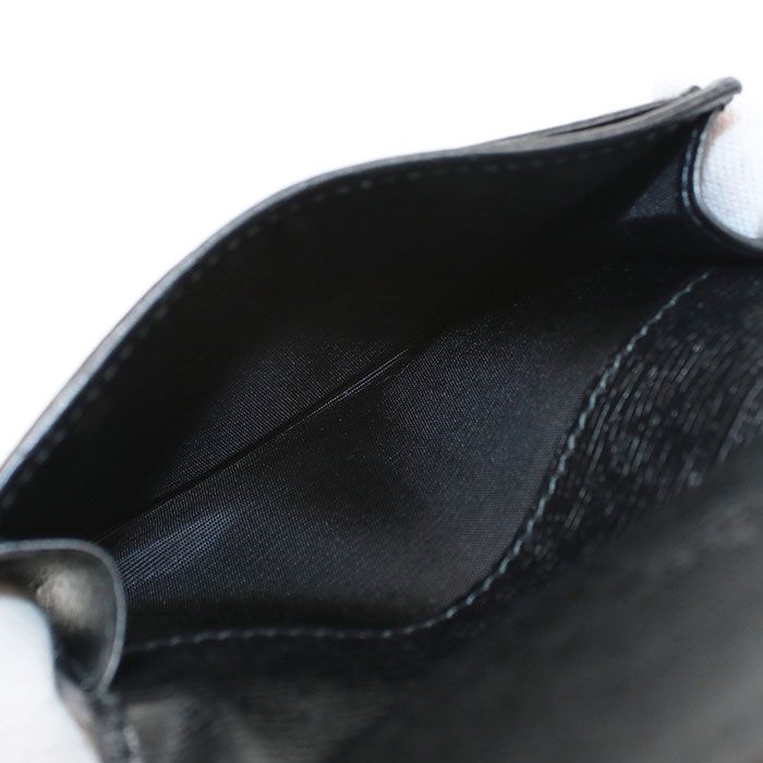 Gucci Card Case Script Business Leather — view 4