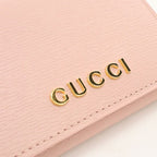 Gucci Card Case Script Business Leather — view 6