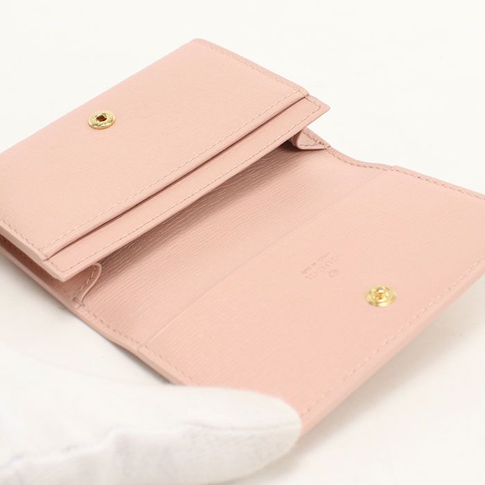 Gucci Card Case Script Business Leather — view 3
