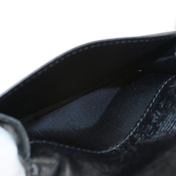 Gucci Card Case Script Business Leather — view 4