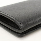 Gucci Card Case Script Business Leather — view 5