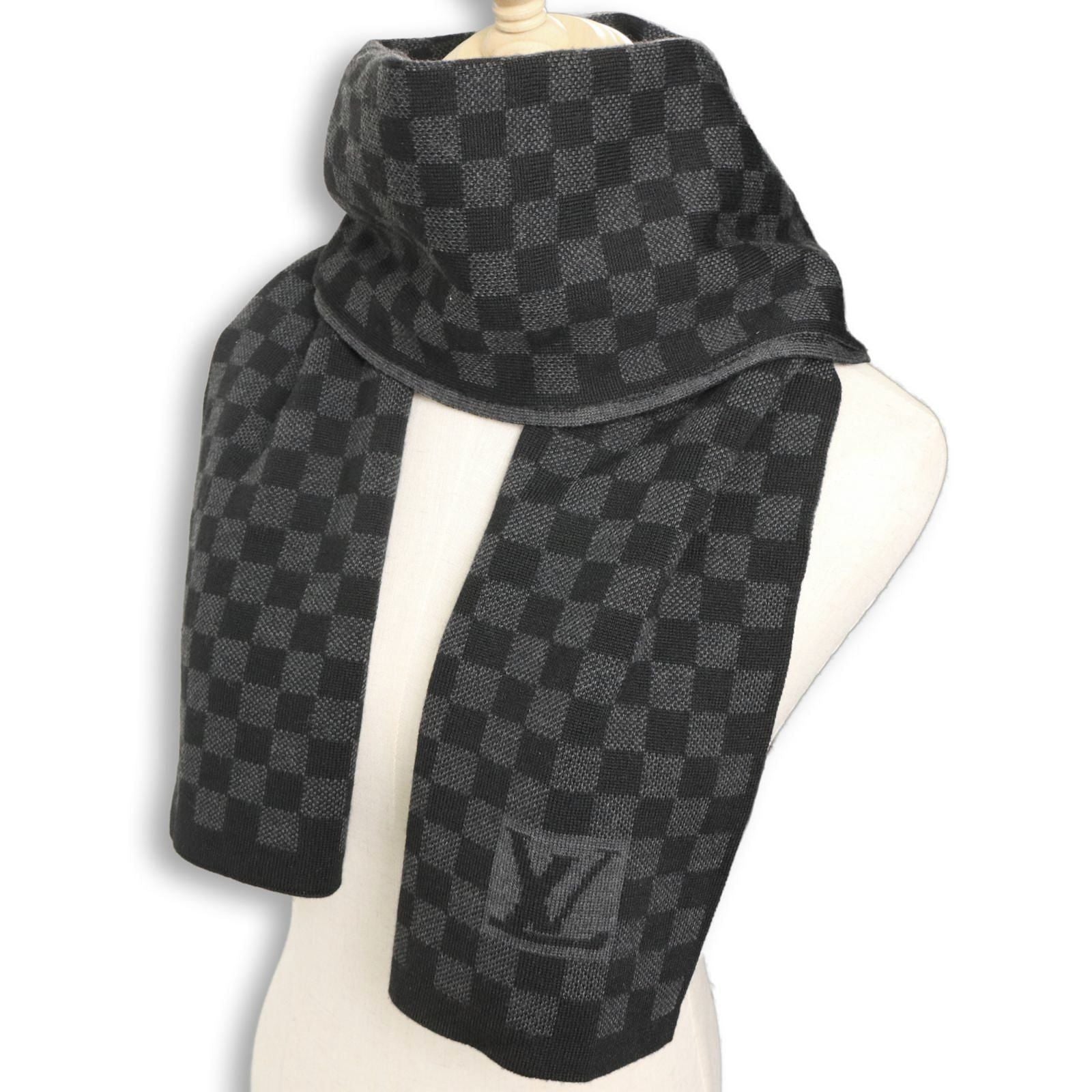 Louis Vuitton Damier Black Echarpe Petit Scarf