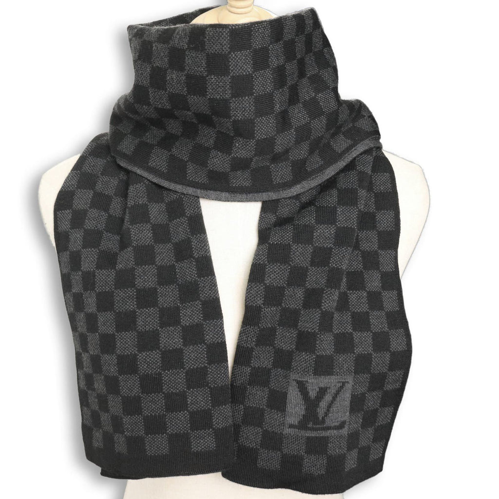 Louis Vuitton Damier Black Echarpe Petit Scarf — view 2