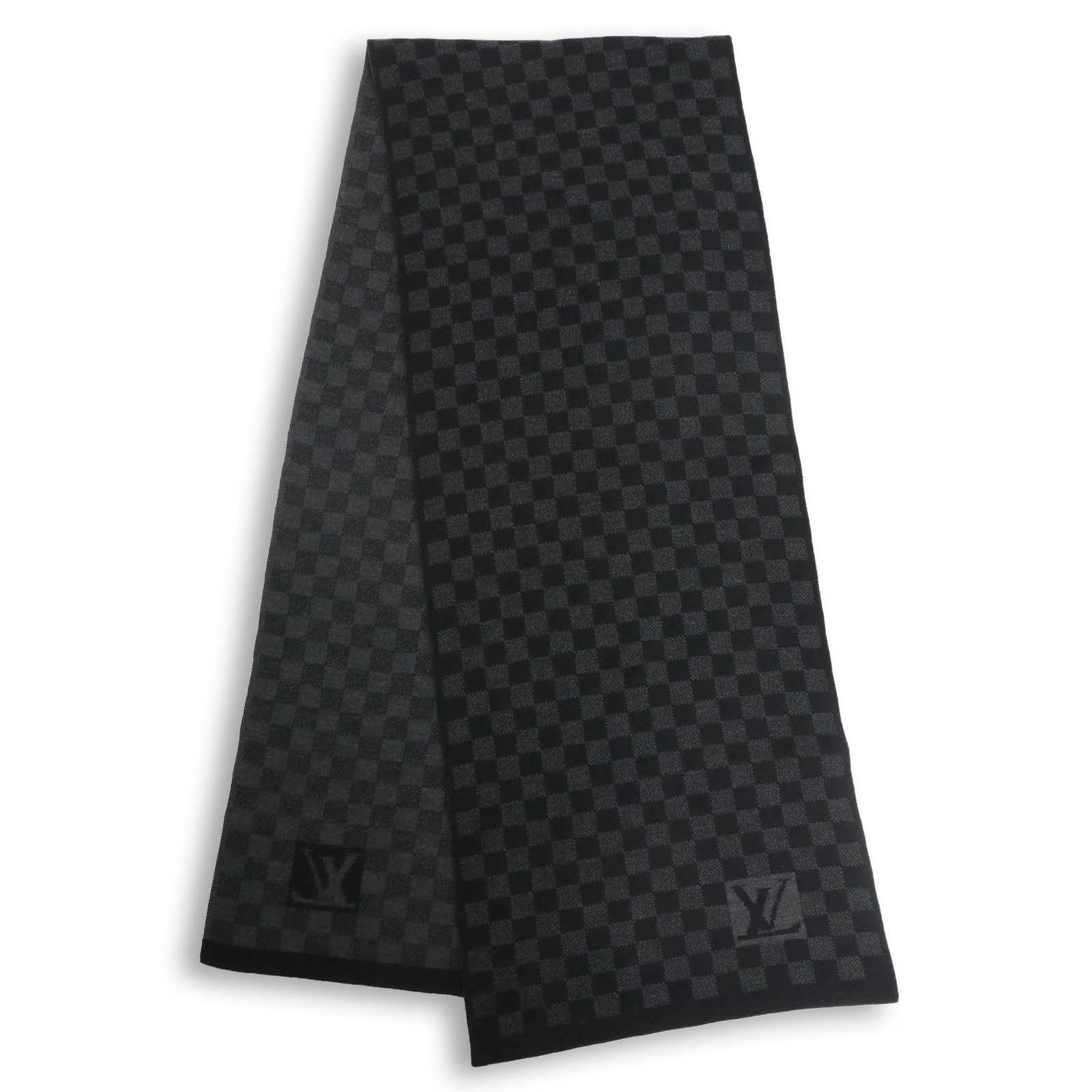 Louis Vuitton Damier Black Echarpe Petit Scarf — view 7