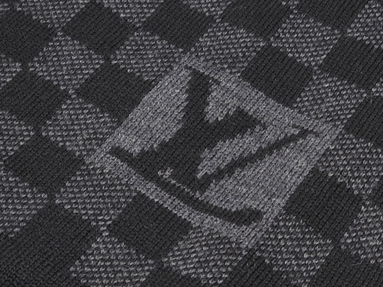 Louis Vuitton Damier Black Echarpe Petit Scarf — view 3