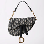 Dior Saddle Mini Bag M ZQ Oblique Navy — view 4