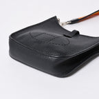 Hermes Evelyne TPM Shoulder Bag Taurillon Clemence Black Silver — view 4
