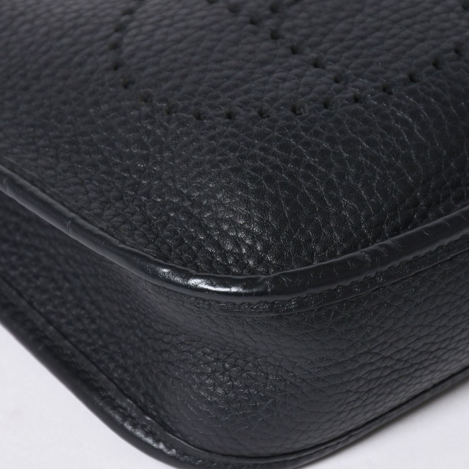 Hermes Evelyne TPM Shoulder Bag Taurillon Clemence Black Silver — view 6