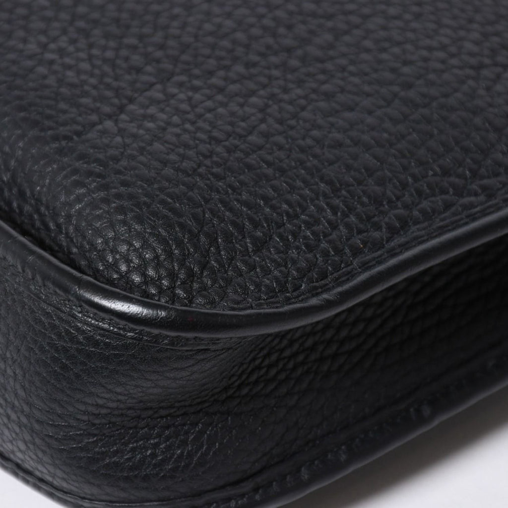 Hermes Evelyne TPM Shoulder Bag Taurillon Clemence Black Silver — view 7