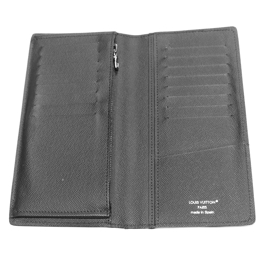 Louis Vuitton Portefeuille Brazza Epi Noir Wallet — view 8