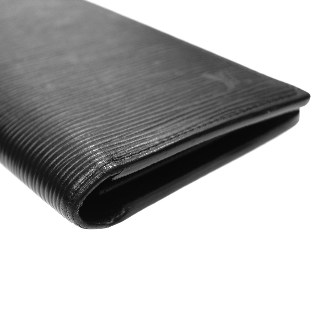 Louis Vuitton Portefeuille Brazza Epi Noir Wallet — view 6