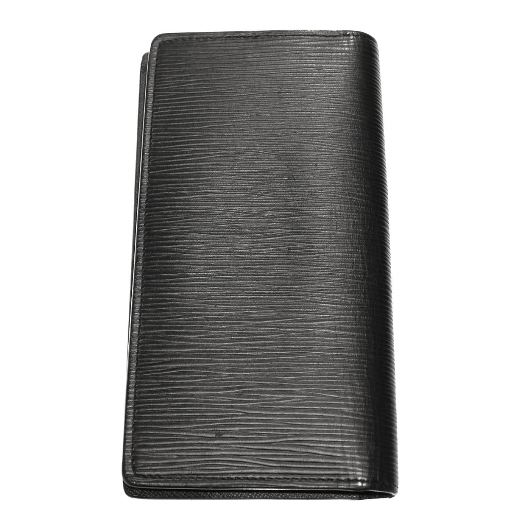 Louis Vuitton Portefeuille Brazza Epi Noir Wallet — view 4