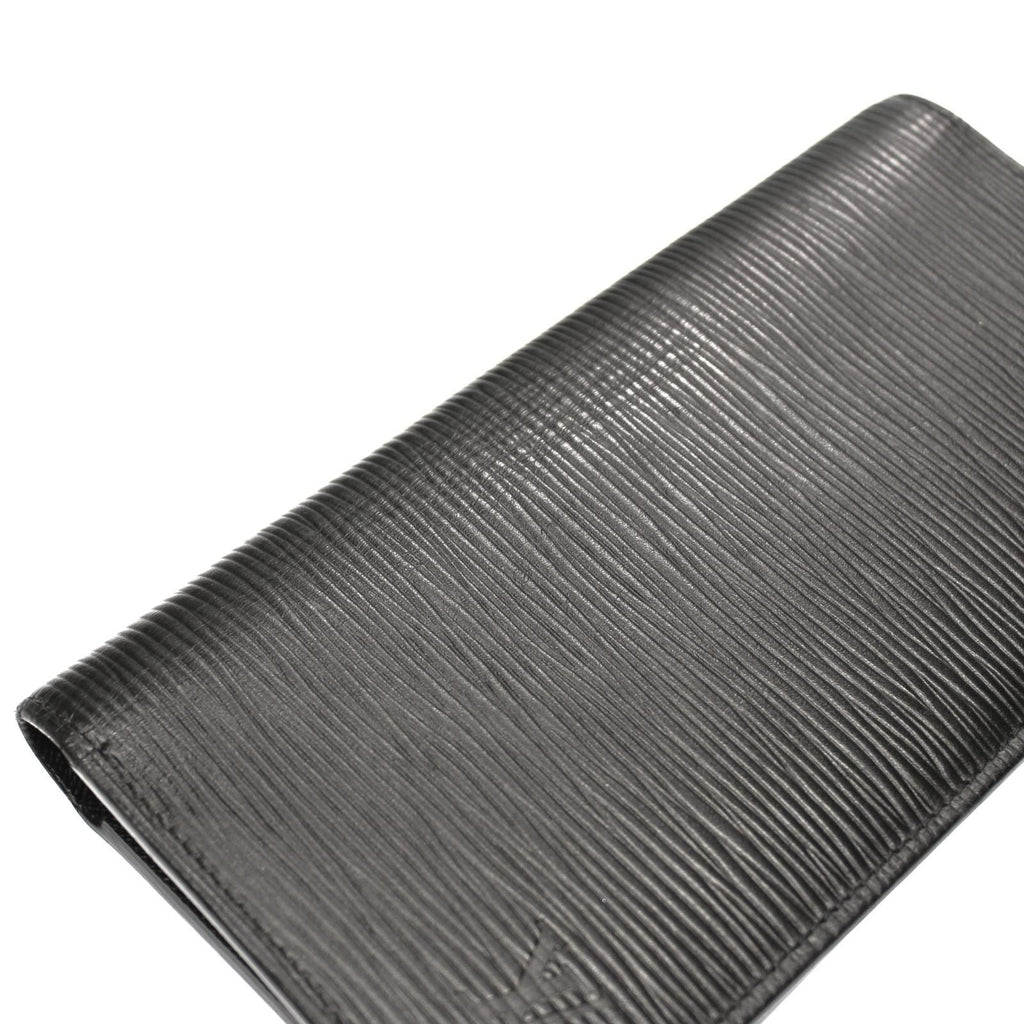 Louis Vuitton Portefeuille Brazza Epi Noir Wallet — view 3