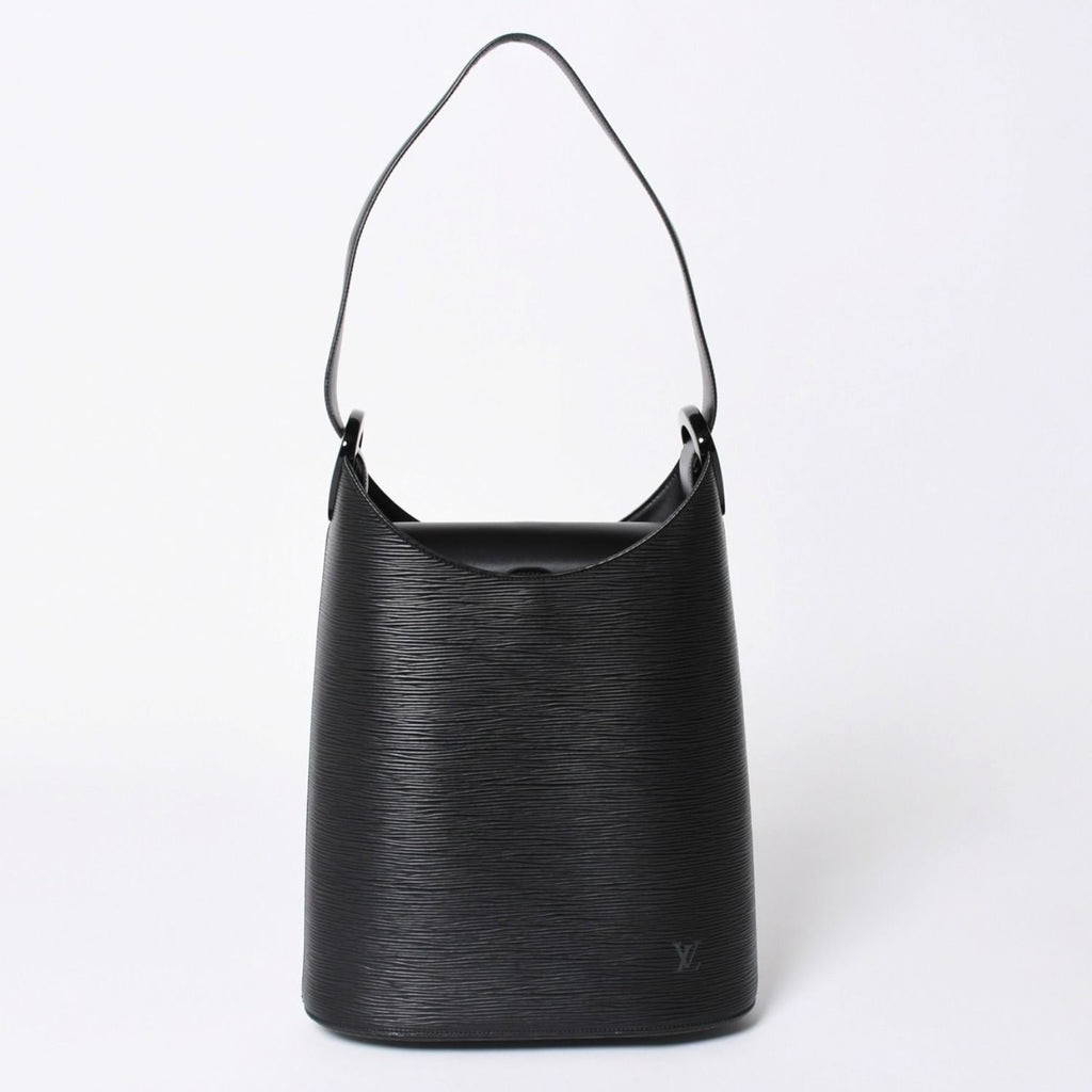 Louis Vuitton Verso Bag Epi Leather Black
