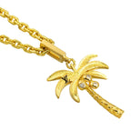 Louis Vuitton Palm Tree Diamond Necklace 50 18k Yellow Gold — view 3