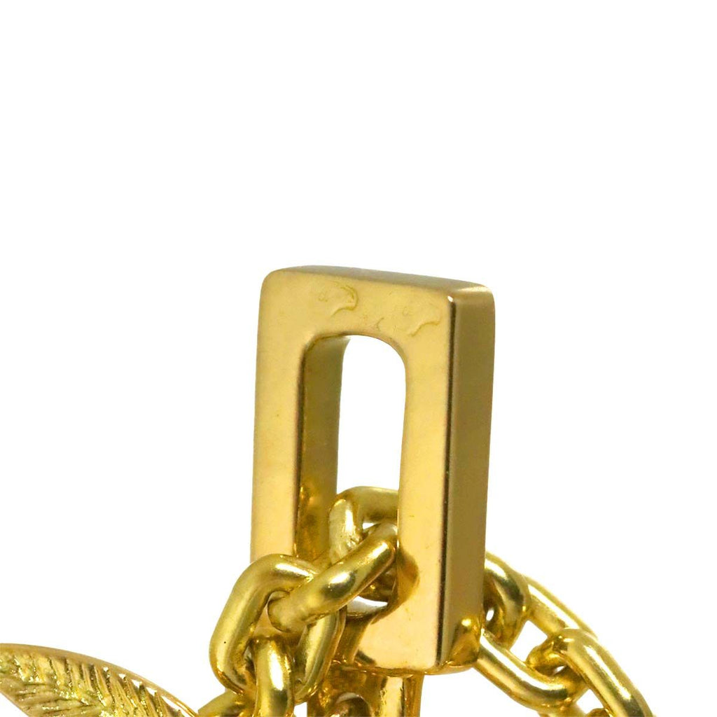 Louis Vuitton Palm Tree Diamond Necklace 50 18k Yellow Gold — view 6