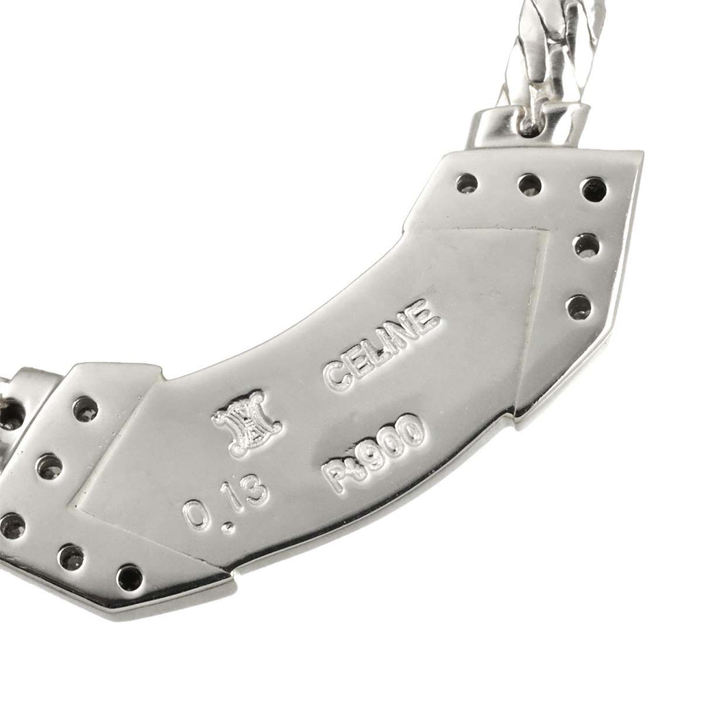 Celine Diamond Necklace 42 Platinum — view 4