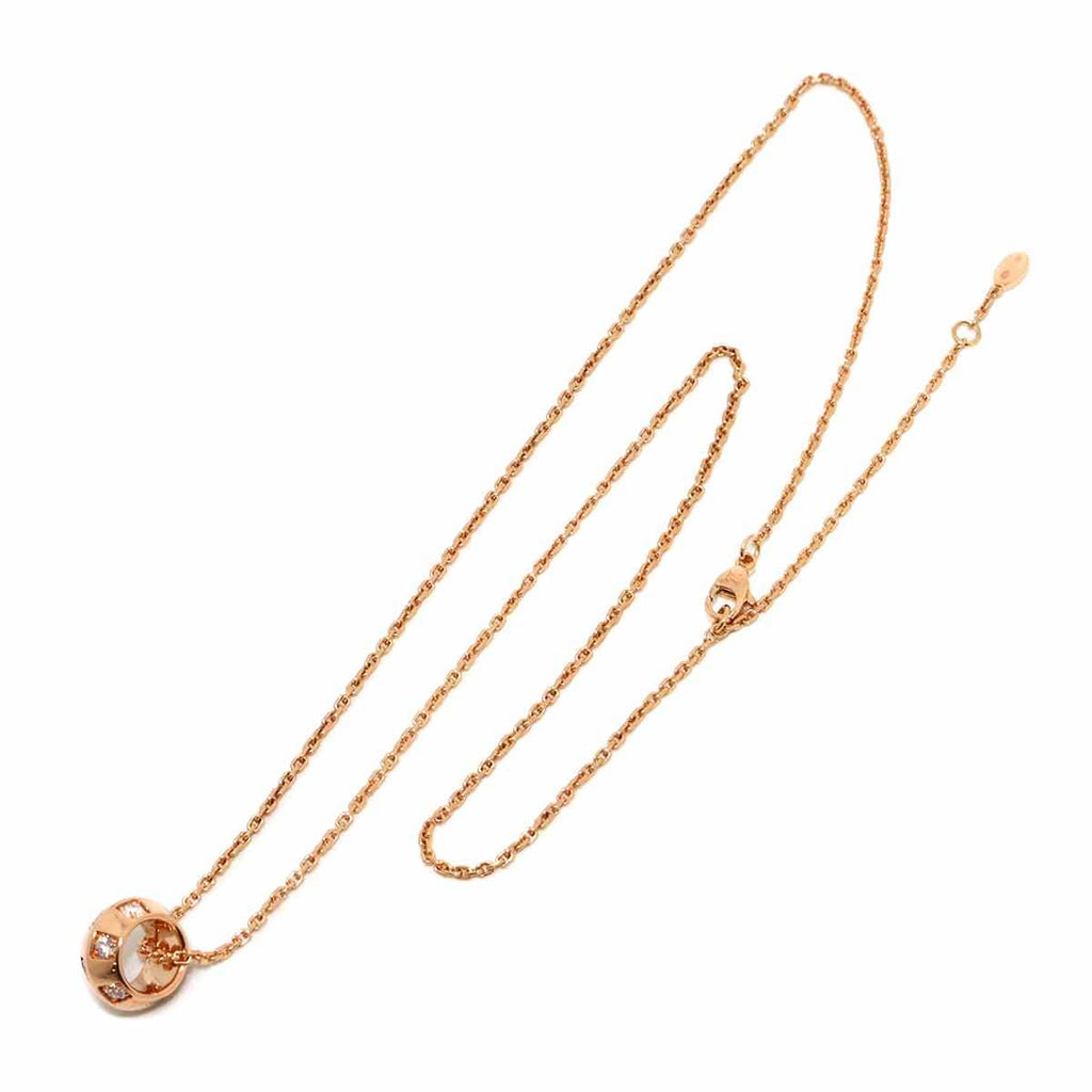 Louis Vuitton le Damier de Diamond Necklace 50 18k Pink Gold — view 2