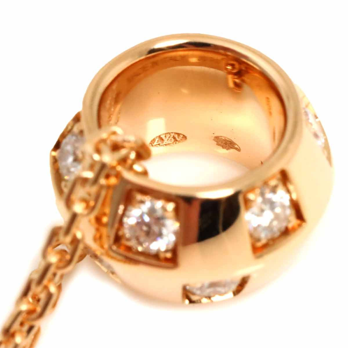 Louis Vuitton le Damier de Diamond Necklace 50 18k Pink Gold — view 4