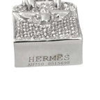 Hermes Amulette Birkin Diamond Necklace 40 18k White Gold — view 5