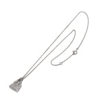 Hermes Amulette Birkin Diamond Necklace 40 18k White Gold — view 2