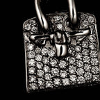 Hermes Amulette Birkin Diamond Necklace 40 18k White Gold — view 8